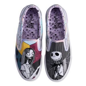 Women’s Disney Nightmare Before Christmas Low Top Slip-on Sneakers Size 7